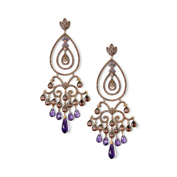 Large Filigree Earrings Ralph Lauren Collection in 1