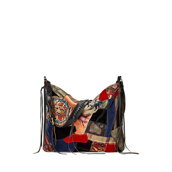 Large Patchwork Shoulder Bag Ralph Lauren Collection 1