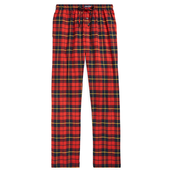 Polo ralph lauren men's plaid flannel pajama pants sale