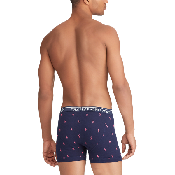 White Cotton Boxer Brief 3-Pack Polo Ralph Lauren 3