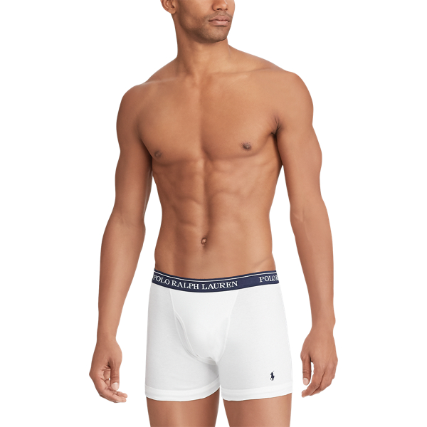 White Cotton Boxer Brief 3-Pack Polo Ralph Lauren 5