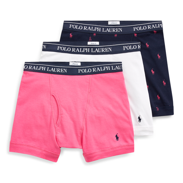 Pink ralph lauren boxers hotsell