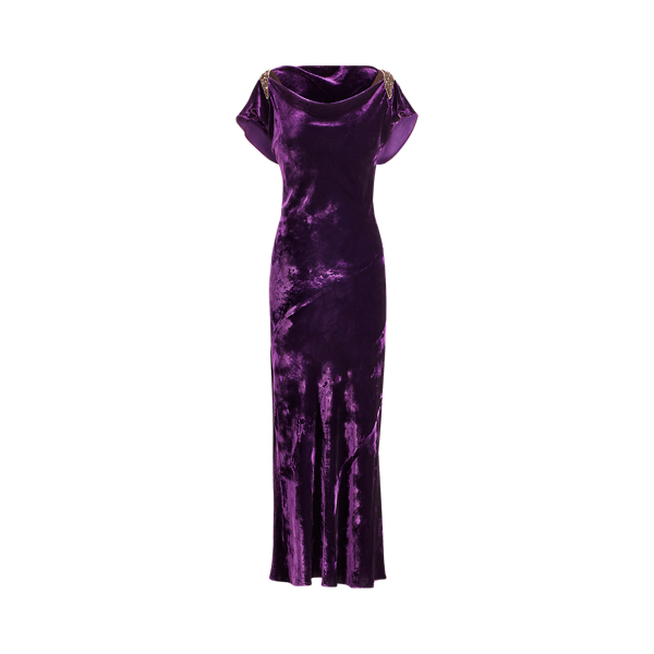 Beaded Rachelle Evening Dress Ralph Lauren Collection 1