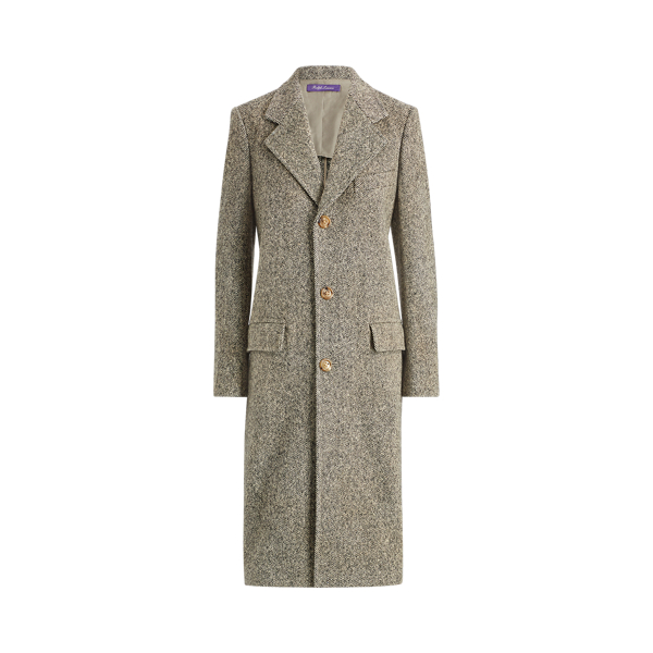 Bernette Donegal Tweed Coat Ralph Lauren Collection 1
