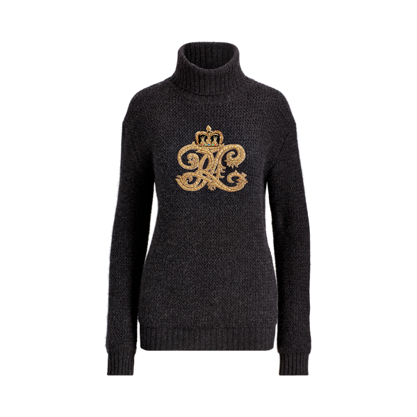 Embroidered Crest Turtleneck Ralph Lauren Collection em 1