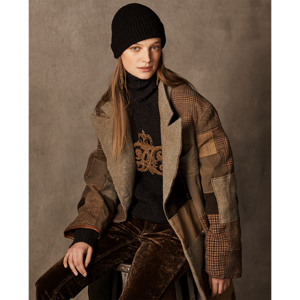 Sydney Patchwork Coat for Women Ralph Lauren IL