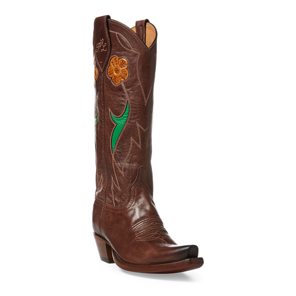 靴 90s RALPH LAUREN COUNTRY Western Boots Vintage Ralph Lauren Western Vintage Selene Cowboy Boots
