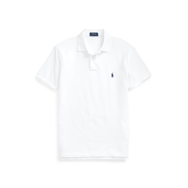 Mens polo white best sale