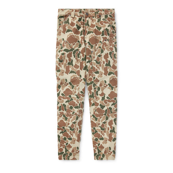Camo Cotton Carpenter Pant Boys 6-14 Years in 1