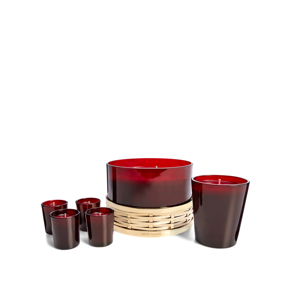 Candele votive natalizie Ralph Lauren Home in Red 1