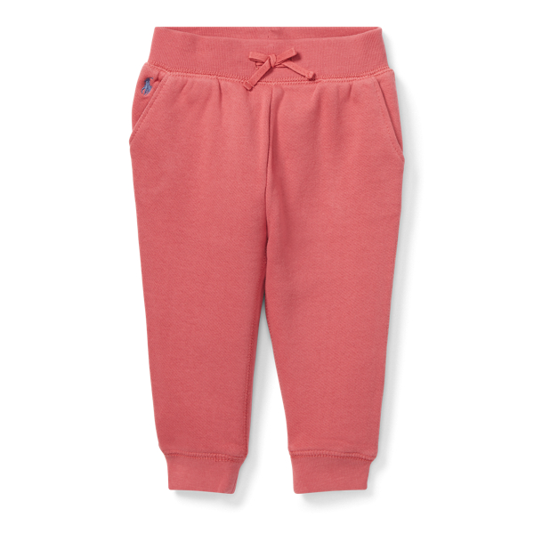 Cotton-Blend Fleece Jogger Baby Girl 1