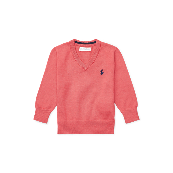 Cotton V-Neck Jumper