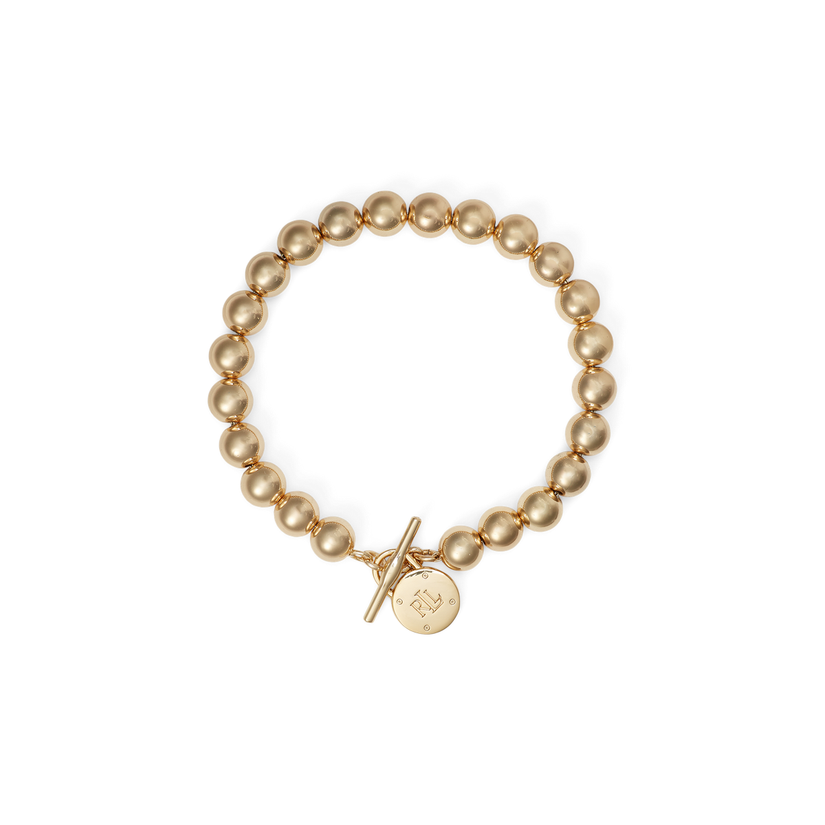 ブレスレット Lauren Ralph Lauren Silver-Tone Bead (8 mm) Bracelet Lauren Ralph Lauren Silver Tone Metal Bead Flex Bracelet | belk