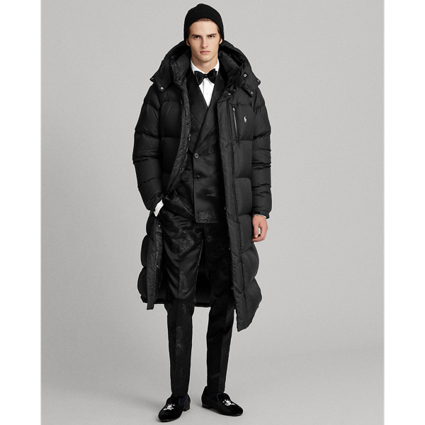 Polo ralph lauren men's hooded ripstop down coat on sale