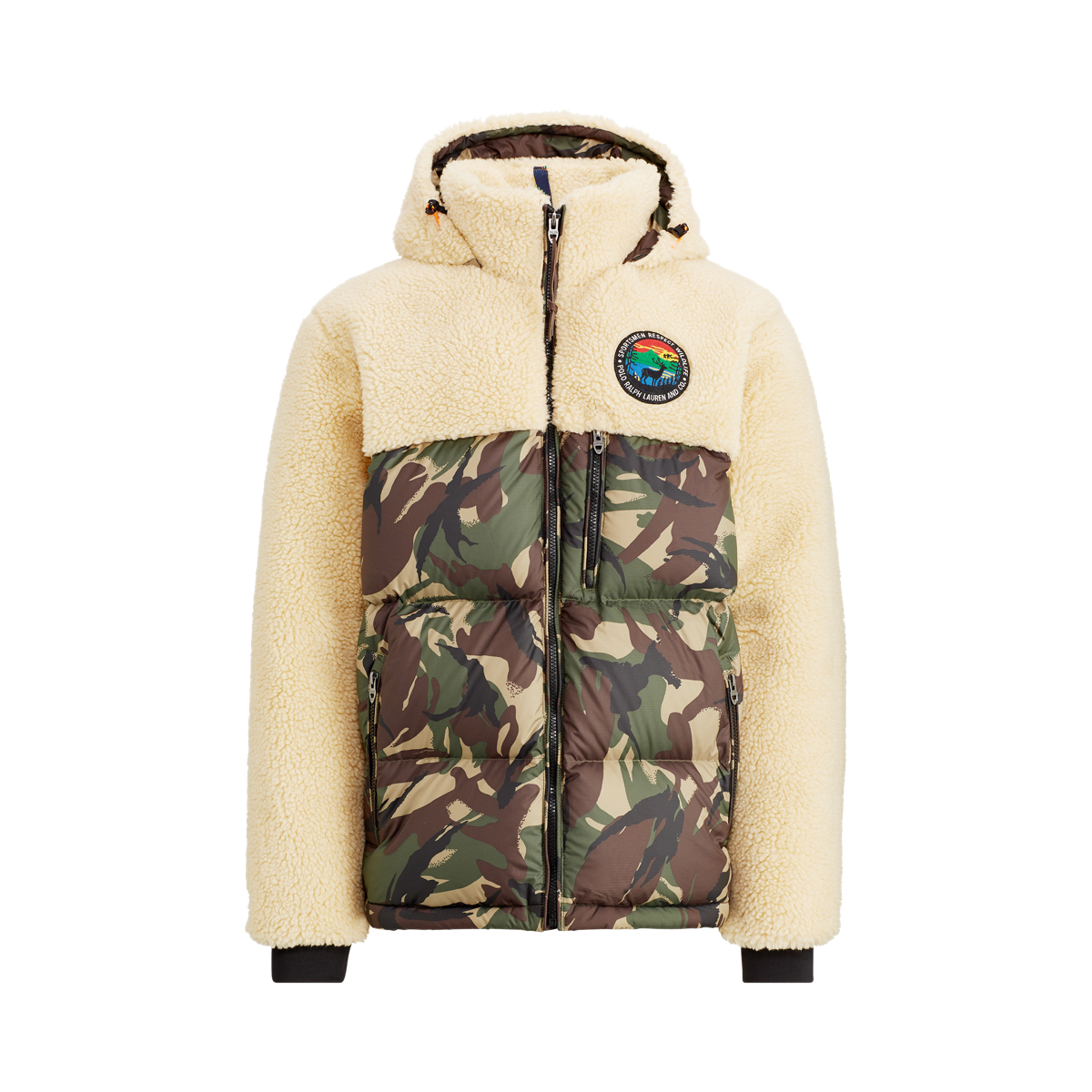 Ralph lauren paneled jacket hotsell