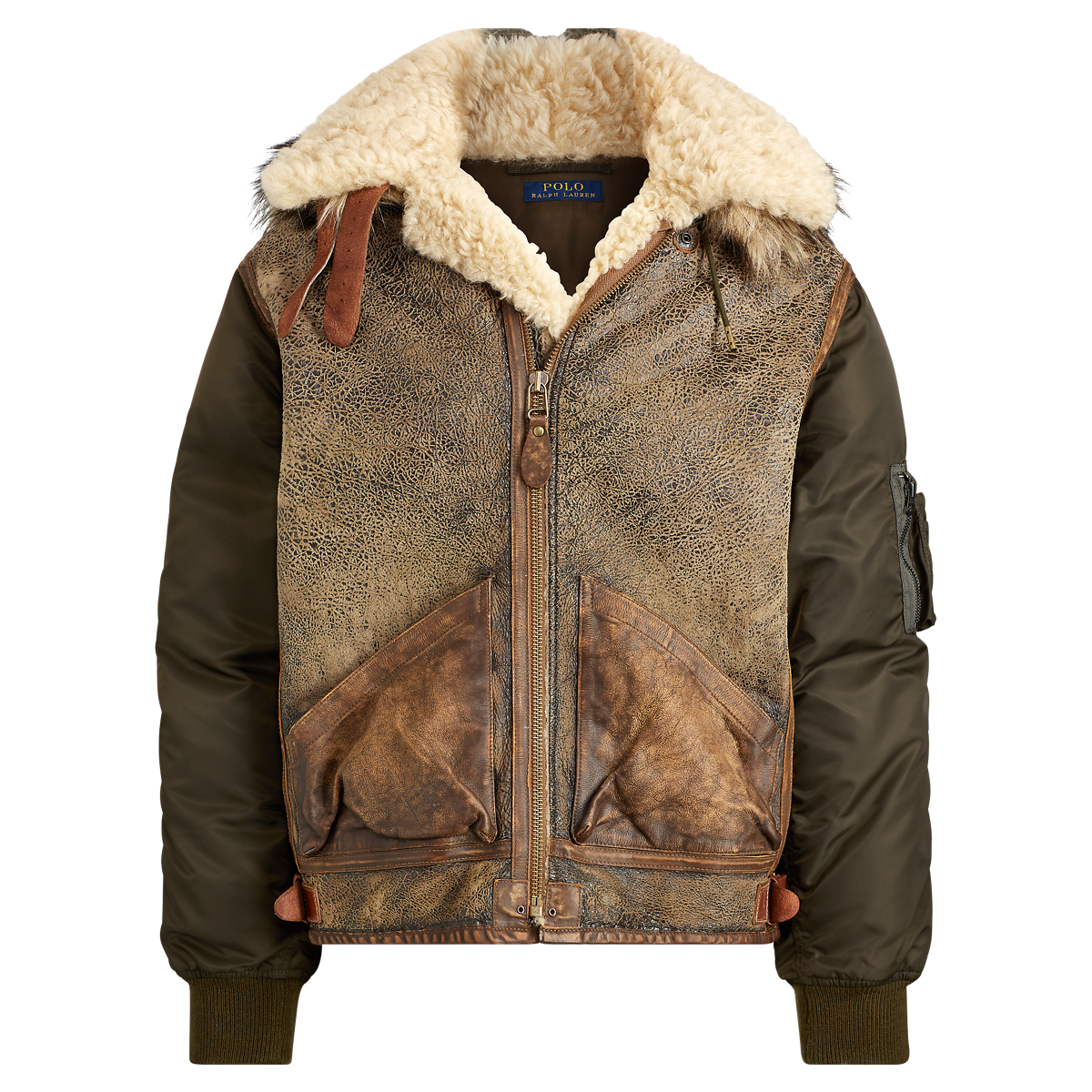 Ralph lauren hybrid down bomber jacket online