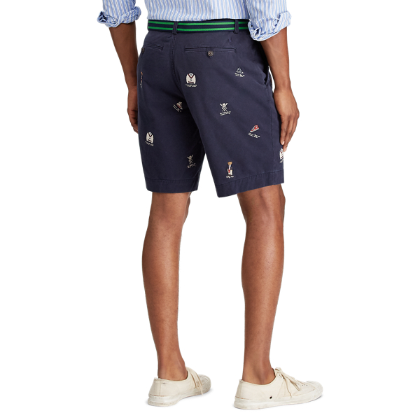Aviator Navy/Cricket Stretch Classic Chino Short Polo Ralph Lauren 5