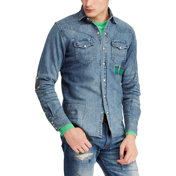 Eastmont Repaired Classic Fit Western Shirt Polo Ralph Lauren 5