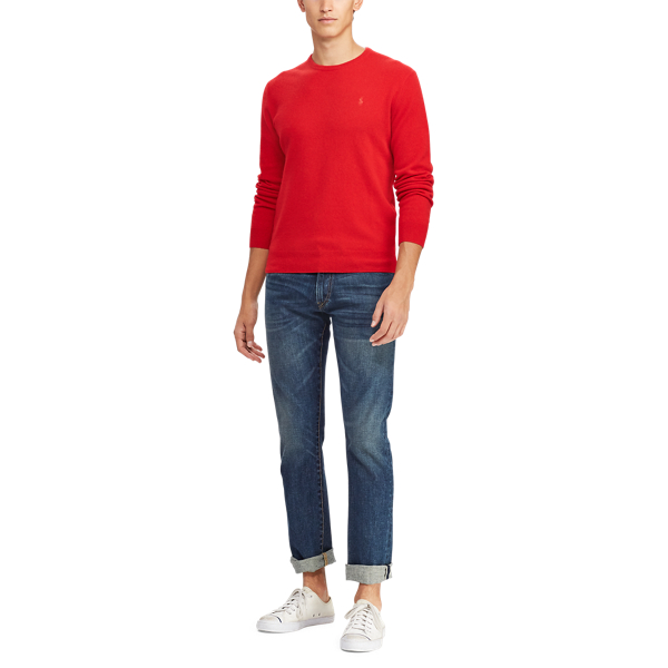 Martin Red Washable Cashmere Jumper Polo Ralph Lauren 4