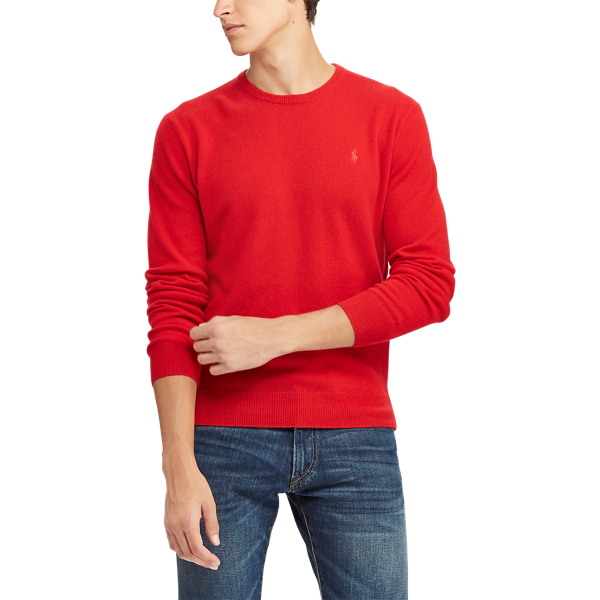 Martin Red Washable Cashmere Jumper Polo Ralph Lauren 5