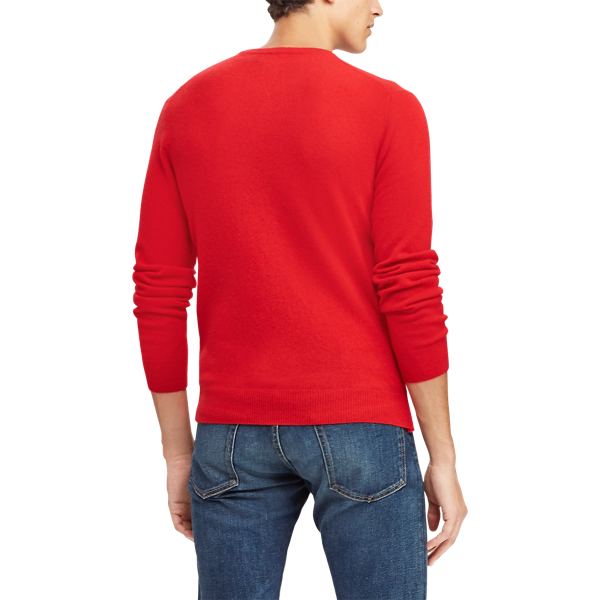 Martin Red Washable Cashmere Jumper Polo Ralph Lauren 6