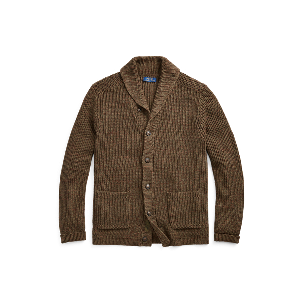 Cotton Shawl Collar Cardigan for Men Ralph Lauren UK