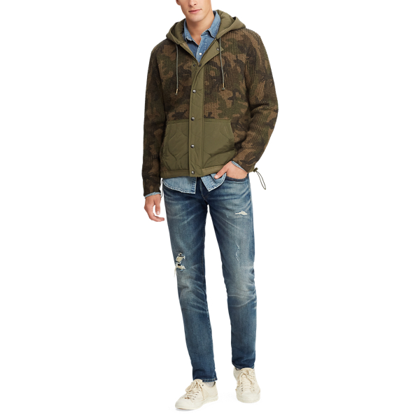 Hybrid-Jacke mit Camouflage-Druck Polo Ralph Lauren in Olive Camouflage 4