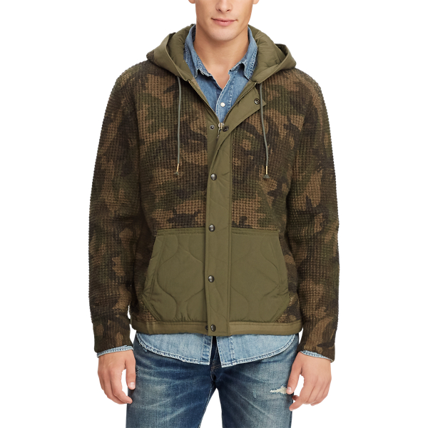 Hybrid-Jacke mit Camouflage-Druck Polo Ralph Lauren in Olive Camouflage 5