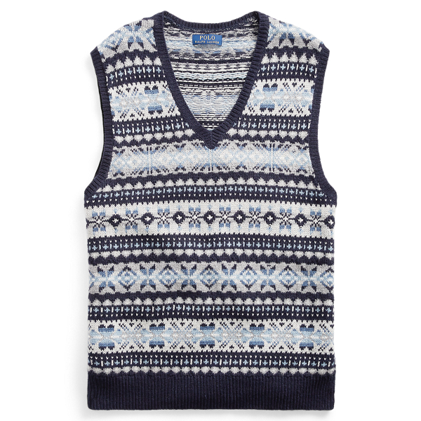 Fair Isle Sleeveless Jumper Polo Ralph Lauren 1