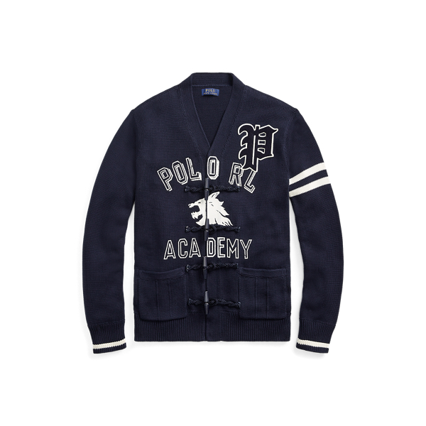 Cotton Letterman Cardigan Polo Ralph Lauren 1