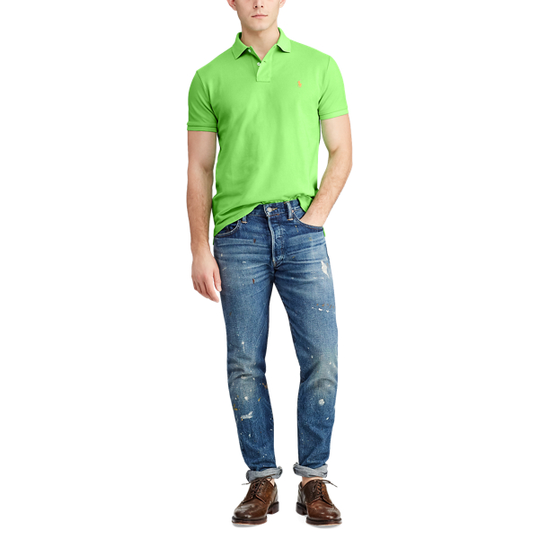 New Lime The Iconic Mesh Polo Shirt Polo Ralph Lauren 4