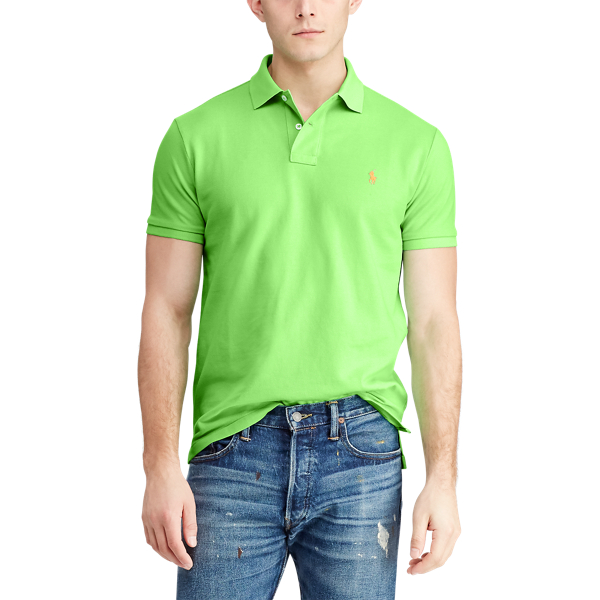 New Lime The Iconic Mesh Polo Shirt Polo Ralph Lauren 5