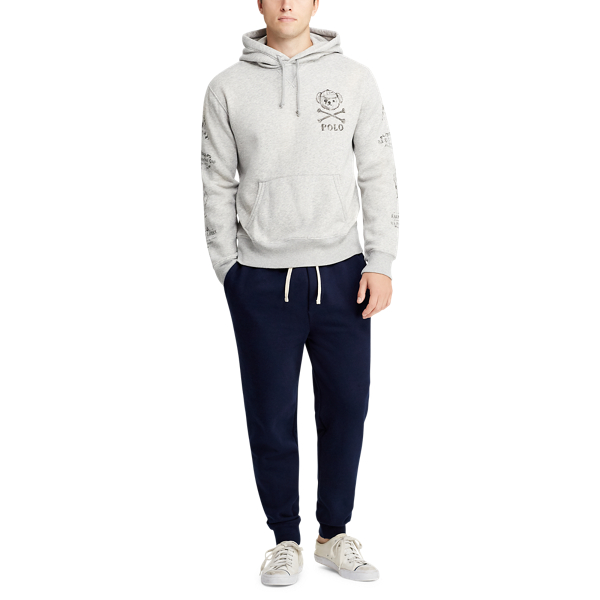 Fleece-Kapuzenjacke mit Polo Bear Polo Ralph Lauren in Andover meliert 4