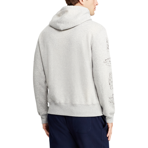 Fleece-Kapuzenjacke mit Polo Bear Polo Ralph Lauren in Andover meliert 6