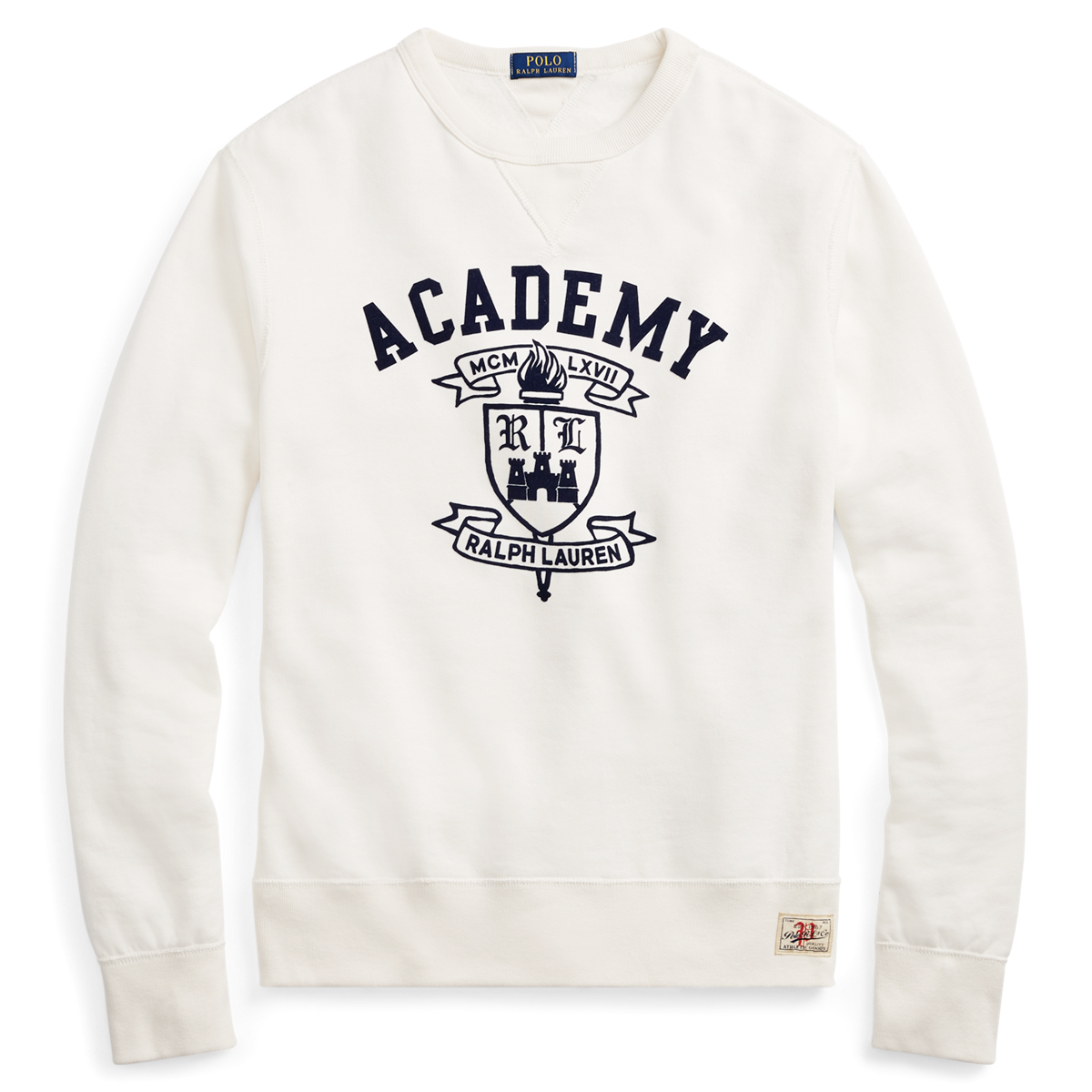 スウェット・トレーナー Polo Ralph Lauren White Cotton Blend Sweatshirt Cotton-blend polo sweater in white - Polo Ralph Lauren