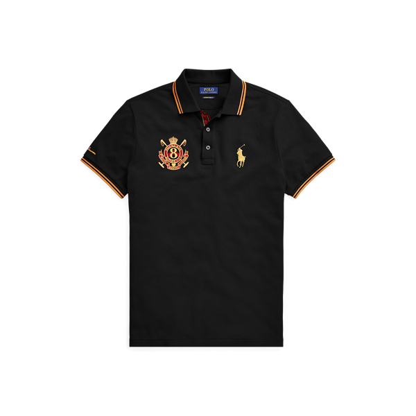 Polo ultra cintr&eacute; en coton piqu&eacute; Polo Ralph Lauren en Black 2