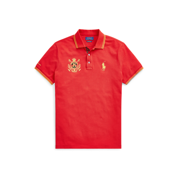 Custom Slim Fit Mesh Polo Polo Ralph Lauren 1