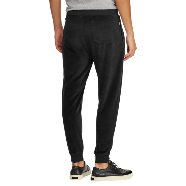 Polo ralph lauren men's velour jogger pants online