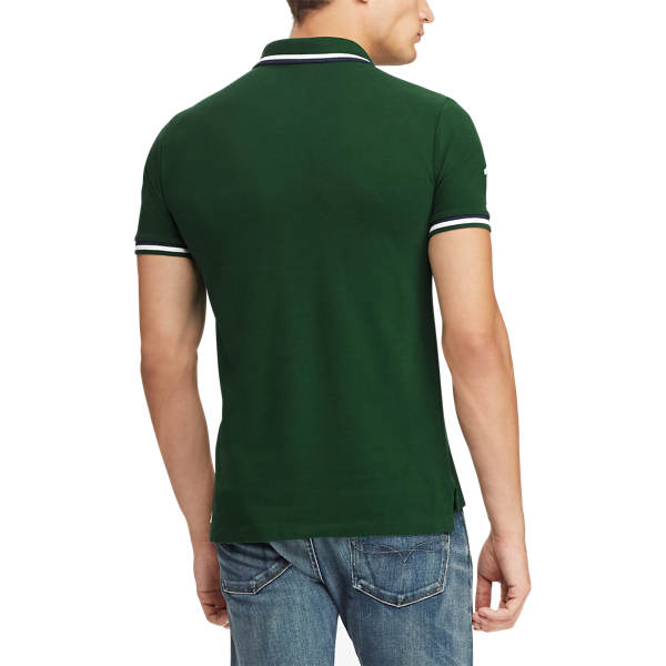 New Forest Multi Custom Slim Fit Mesh Polo Polo Ralph Lauren 6