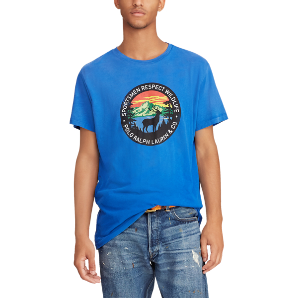 Blue Saturn Classic Fit Sportsmen T-Shirt Big & Tall 4