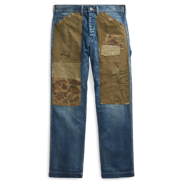 Patchwork Carpenter Jean for Men Ralph Lauren PT