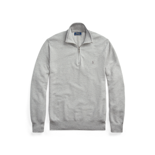 Pullover aus Baumwollpiqu&eacute; Polo Ralph Lauren in Andover meliert 2