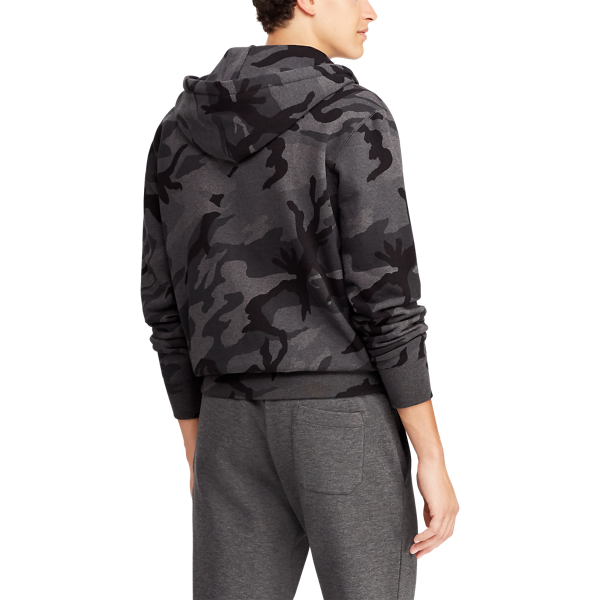 Charcoal Rl Camo Camo-Print Fleece Hoodie Big & Tall 4