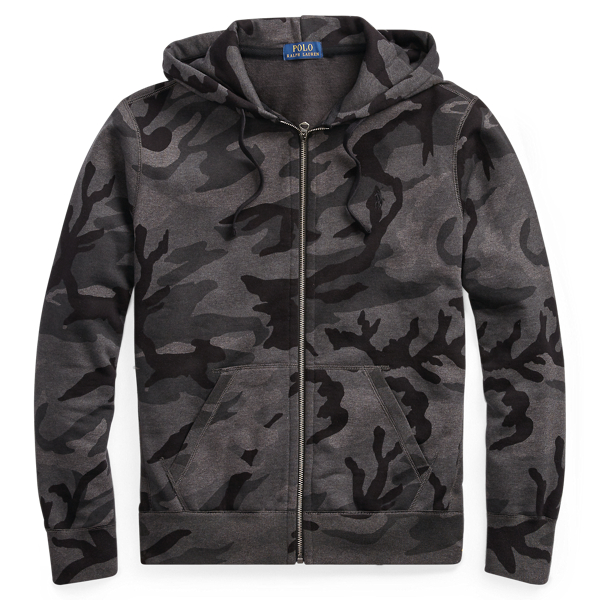 Camo-Print Fleece Hoodie Big & Tall 1