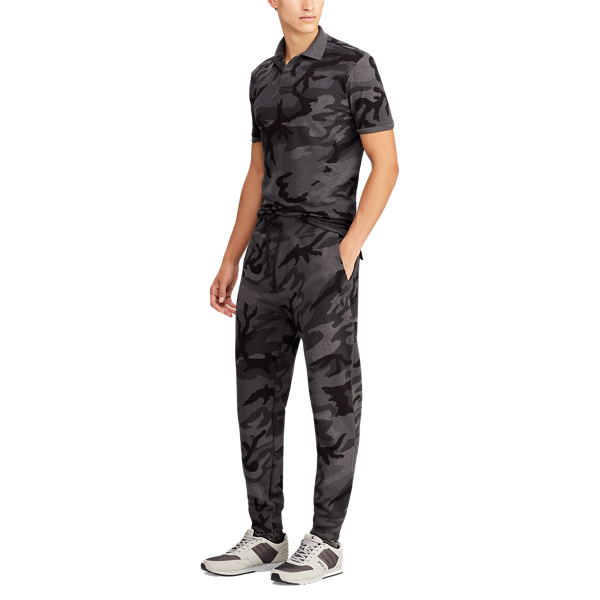 Charcoal Rl Camo Camo-Print Fleece Jogger Big & Tall 2