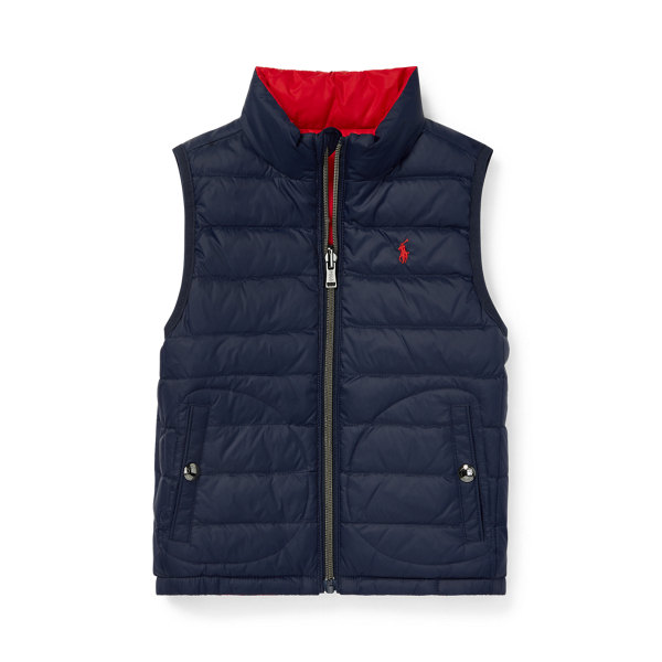Gesteppte wendbare Daunenweste Boys 1.5-6 Years in 1
