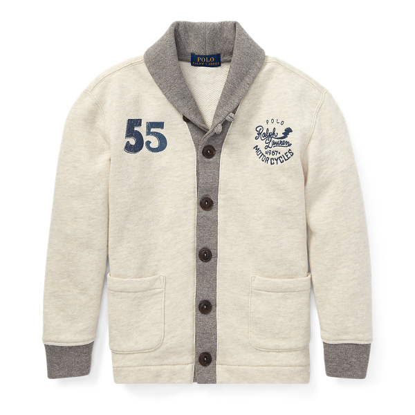 Twill Terry Cardigan Boys 1.5-6 Years in 1