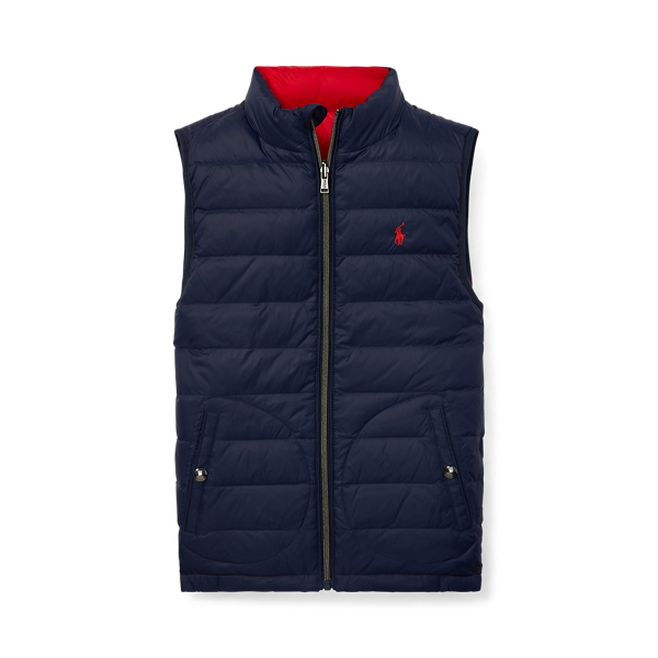 Reversible Quilted Down Vest Boys 6-14 Years 1