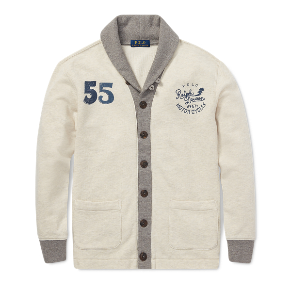 Twill Terry Cardigan Boys 6-14 Years in 1