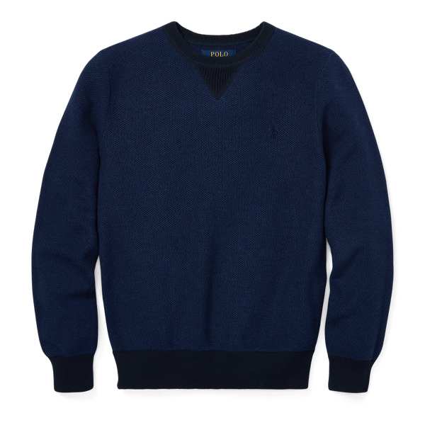 Cotton Crewneck Jumper Boys 6-14 Years 1
